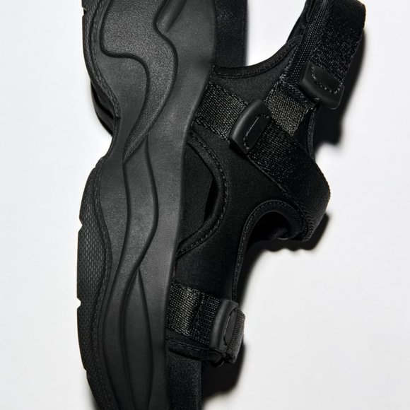 ZARA BLACK SANDALS - Picture 7 of 7